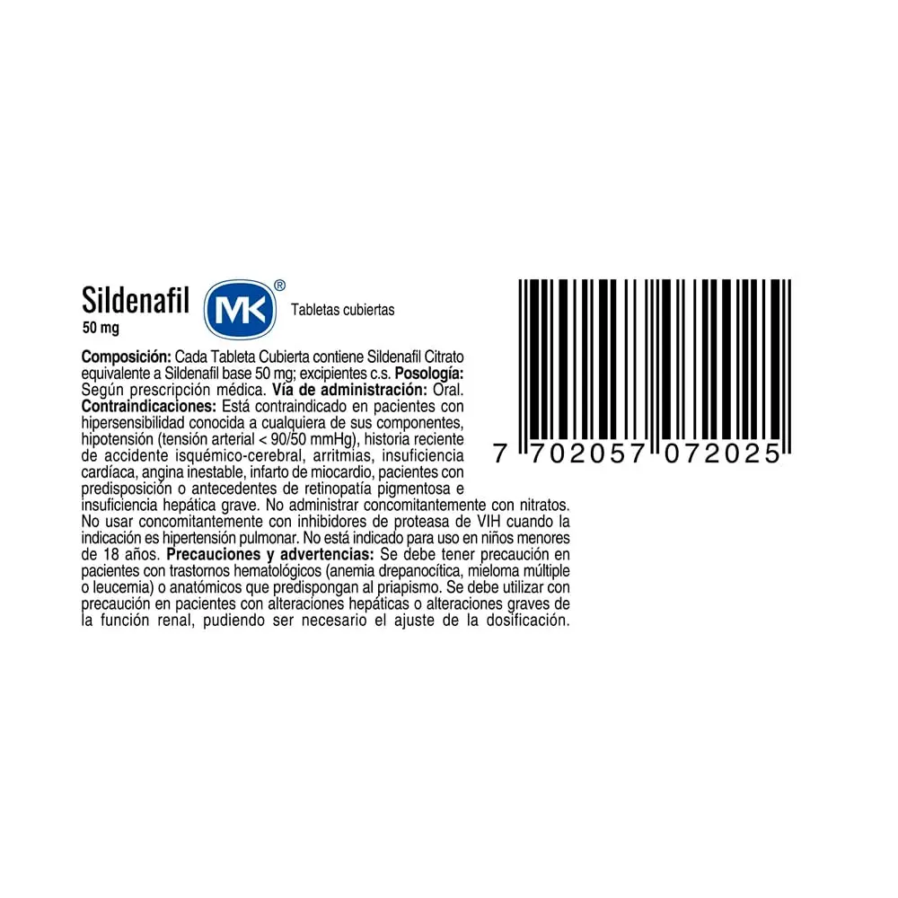 Mk Sildenafil (50 mg)
