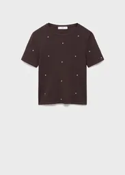 Jersey Gemes Marrón Talla S Mujer Mango
