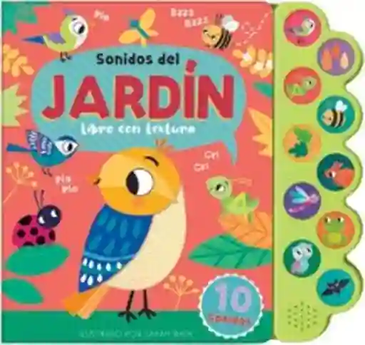 Libro Interactivo Del Jardín Con Sonidos y Texturas