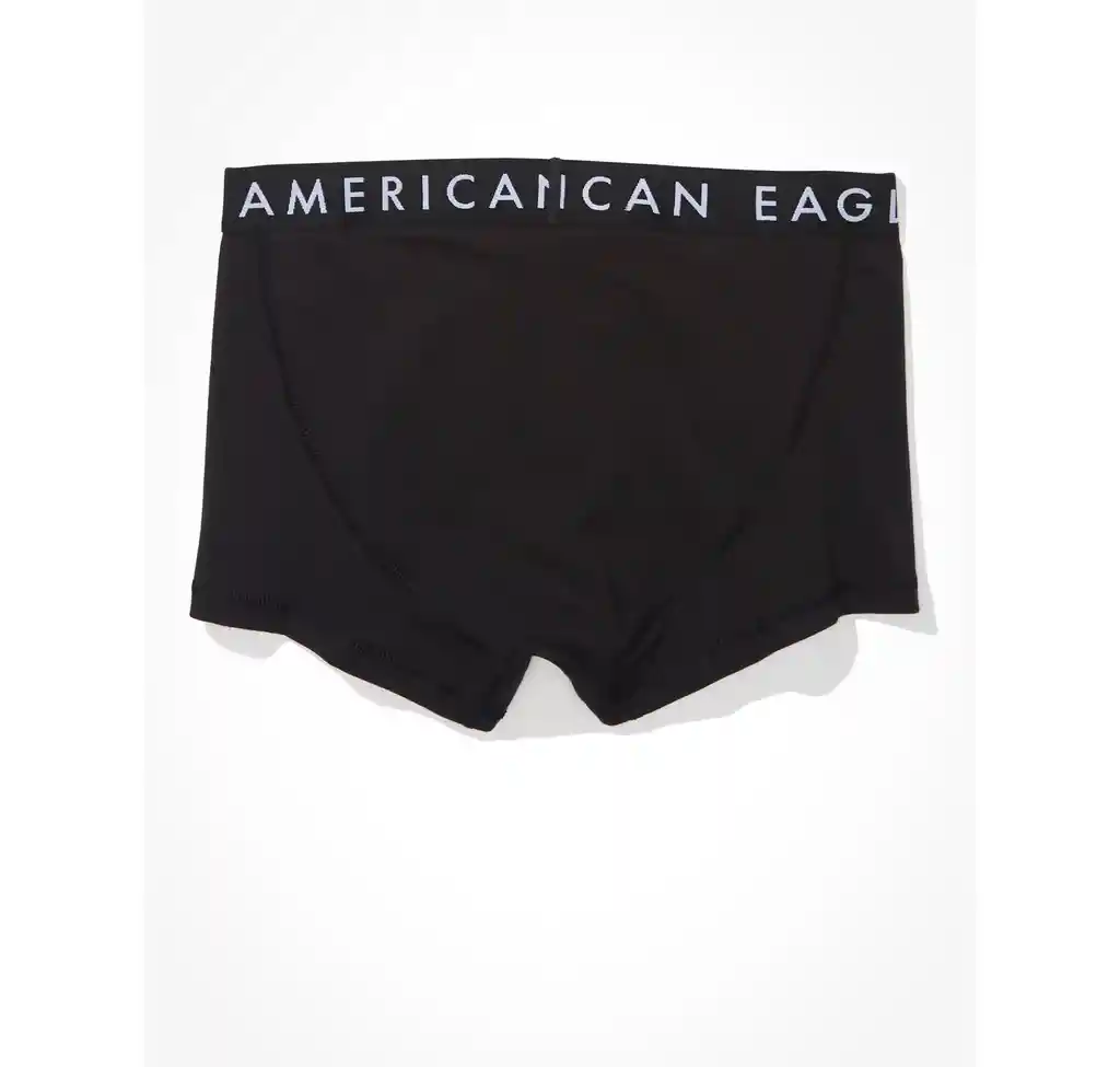 Bóxer Negro Talla Small Hombre American Eagle