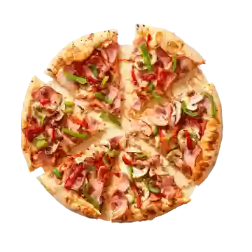 Pizza de Salami Pimenton y Champiñon