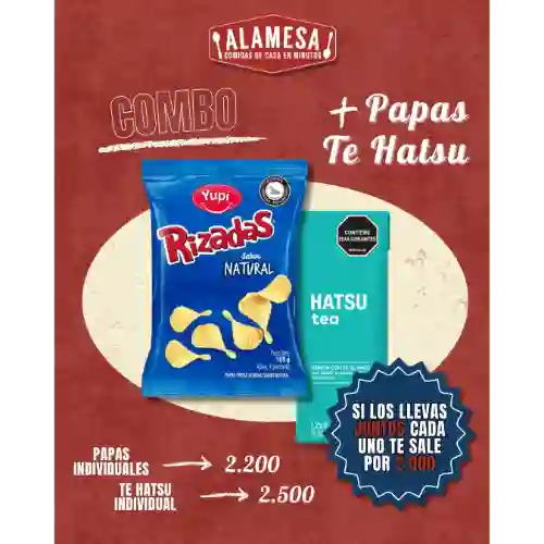 Combo Tea Hatsu + Papas Clásicas