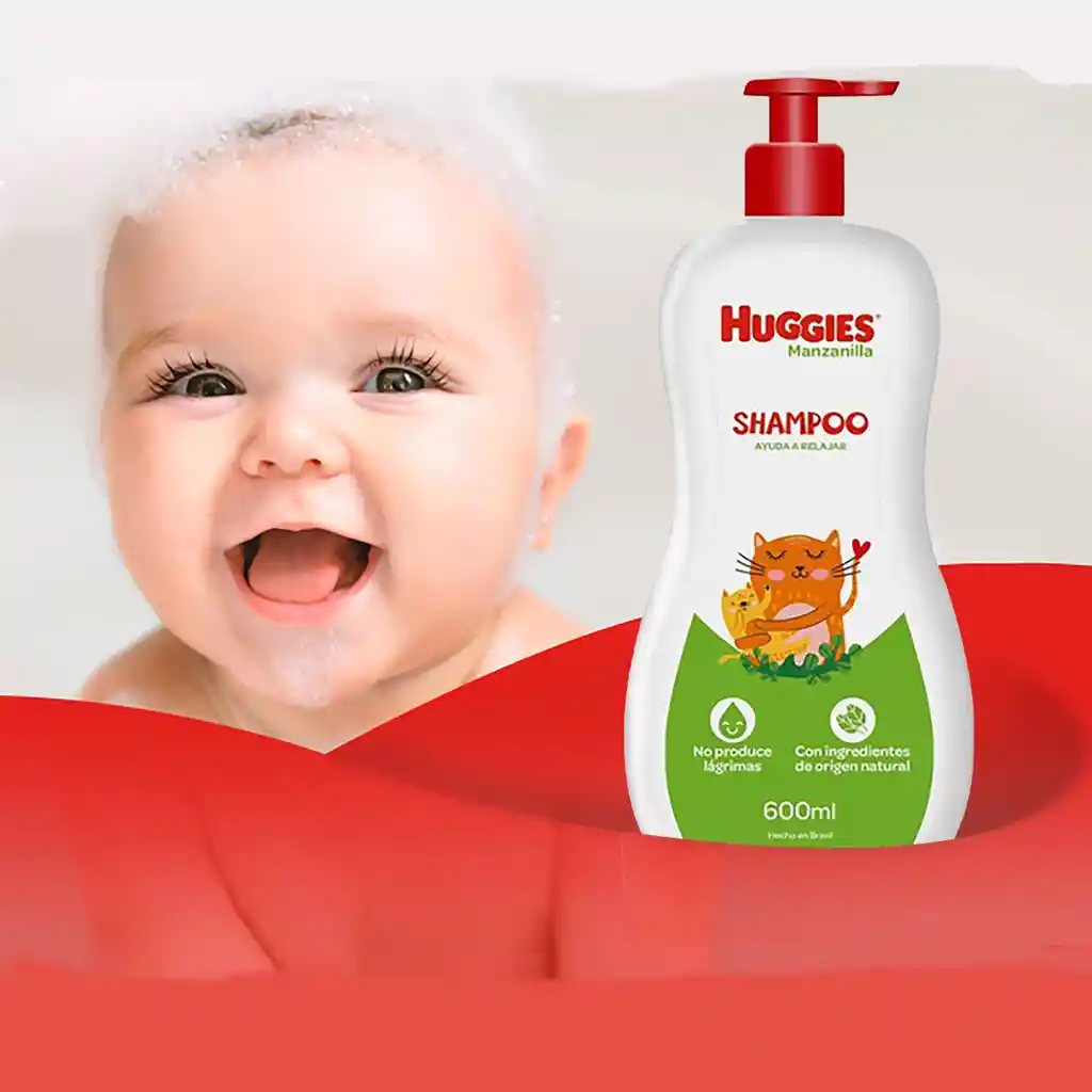 Huggies Shampoo para Bebé Extra Suave y Delicado