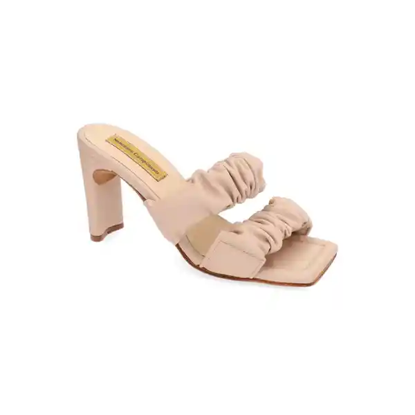 Sandalias Tacón Parker Beige Talla 40