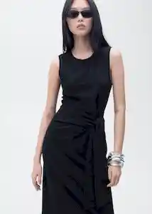 Vestido Ferti Negro Talla XL Mujer Mango