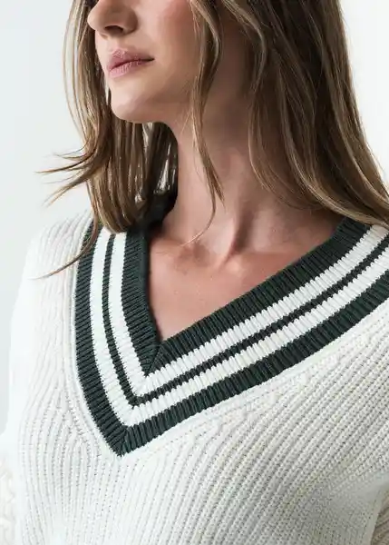 Tejido Mujer Crudo Puro Claro Talla S 583G057 Naf Naf