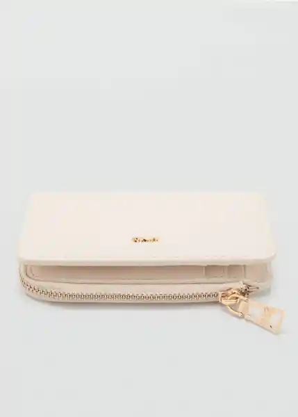 Billetera P Martes2 Offwhite Talla 99 Mujer Mango