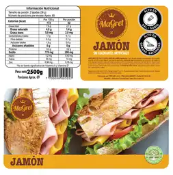 Jamón sanduche - magret 2500gr