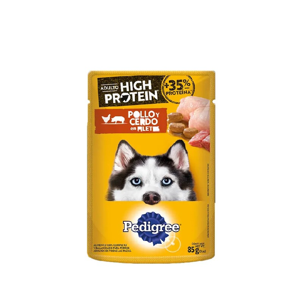 Pedigree Alimento Húmedo para Perro Adulto de Pollo y Cerdo 85 g
