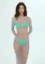 Vestido Pruna Plata Talla S Mujer Mango