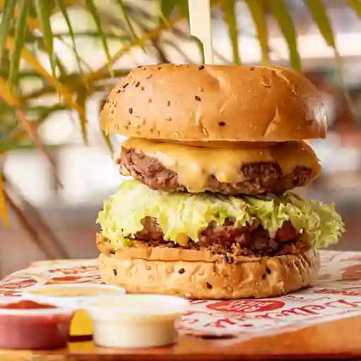Hamburguesa doble angus sencilla 200g