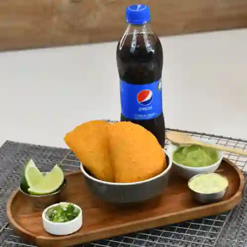 Combo 2 Queso + Gaseosa Postobón 400 ml