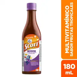 Scott de Emulsión Scott Multivitamínico Sabor Frutas Tropicales