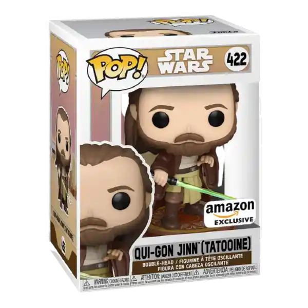 Funko Pop Figura Coleccionable Qui-Gon Jinn Tatooine 422