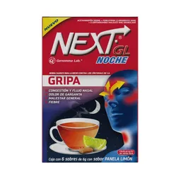 Next GL Noche Polvo Granulado (500 mg/10 mg/4 mg)