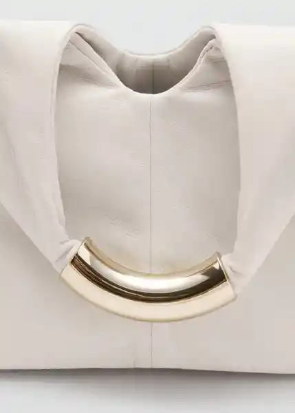 Bolso M Bernard Offwhite Talla 99 Mujer Mango