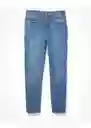 Jean Mom Azul Talla 4 Regular Mujer American Eagle