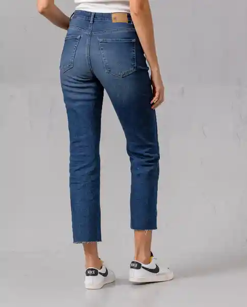 Jean Straight Mujer Azul Colonial Ultraoscuro T 6 47152 Rifle