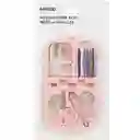 Miniso Kit de Costura Portátil Rosa