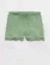 Short de Pijama Aerie Verde Talla SMALL 1759308 American Eagle