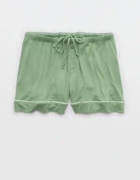 Short de Pijama Aerie Verde Talla SMALL 1759308 American Eagle