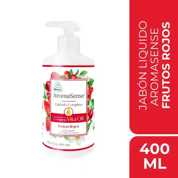 Aromasense Jabón Líquido Frutos Rojos