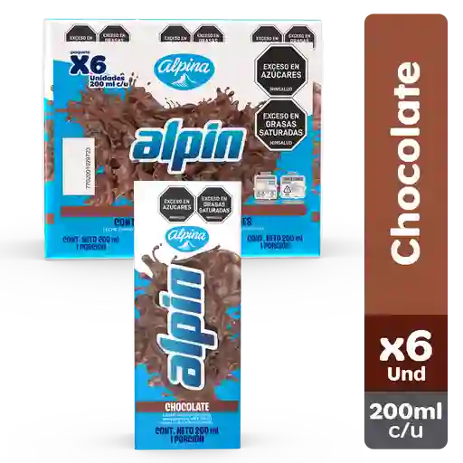 Alpin Leche Sabor a Chocolate