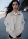 Chaqueta Cazadora Newrio Crudo Talla M Mujer Mango