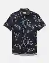 Camisa Hombre Azul Talla: MEDIUM 2826410 American Eagle