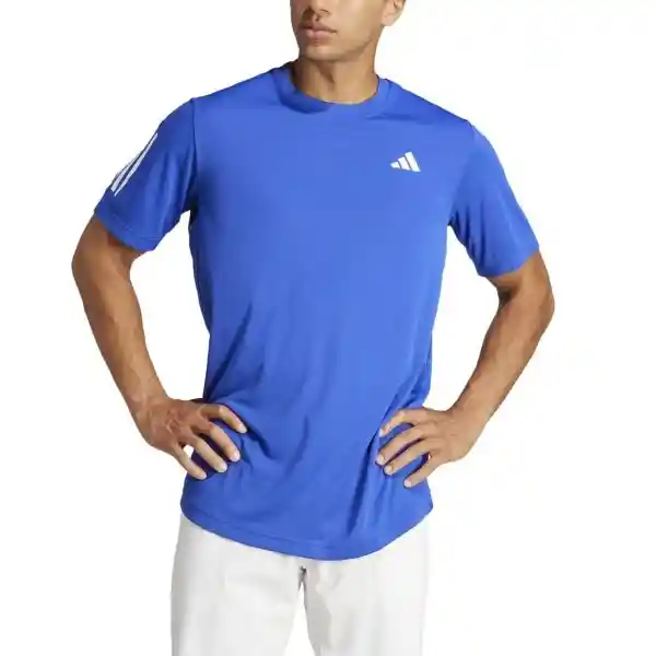 Adidas Camiseta Club Tee Para Hombre Azul Talla M