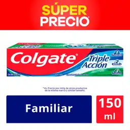 Crema Dental Colgate Triple Accion 150 mL