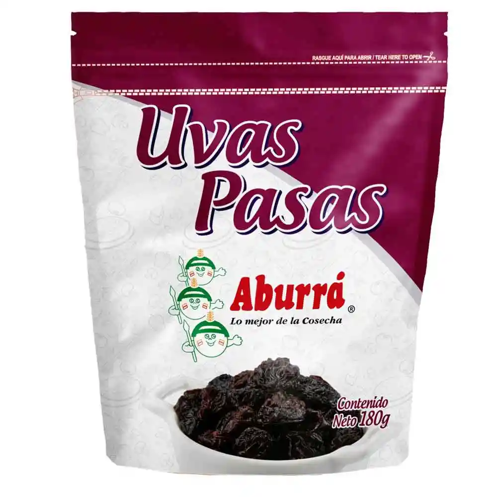 Uvas Pasas Aburrá X180 G