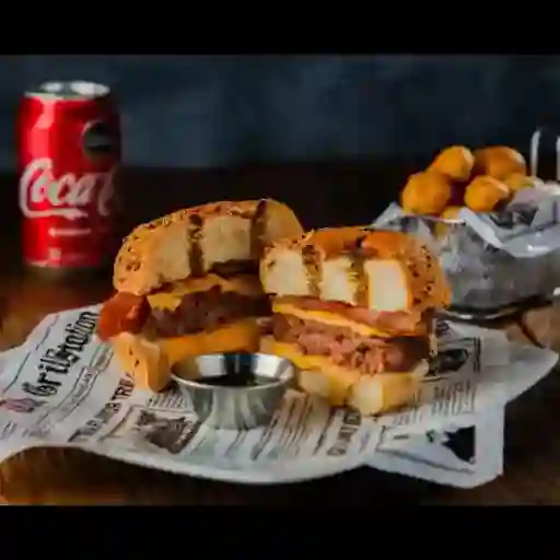 Black Angus + Papas + Coca Cola