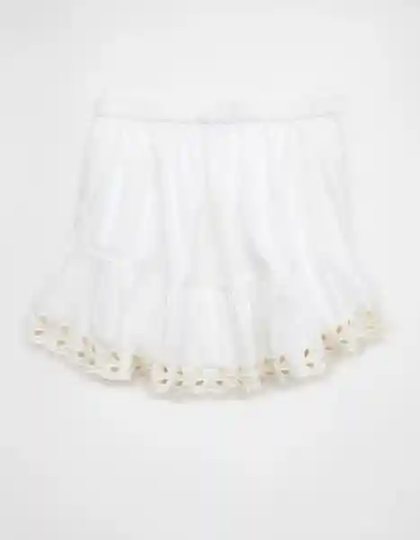 Falda Mujer Blanco Talla: SMALL 5165100 American Eagle