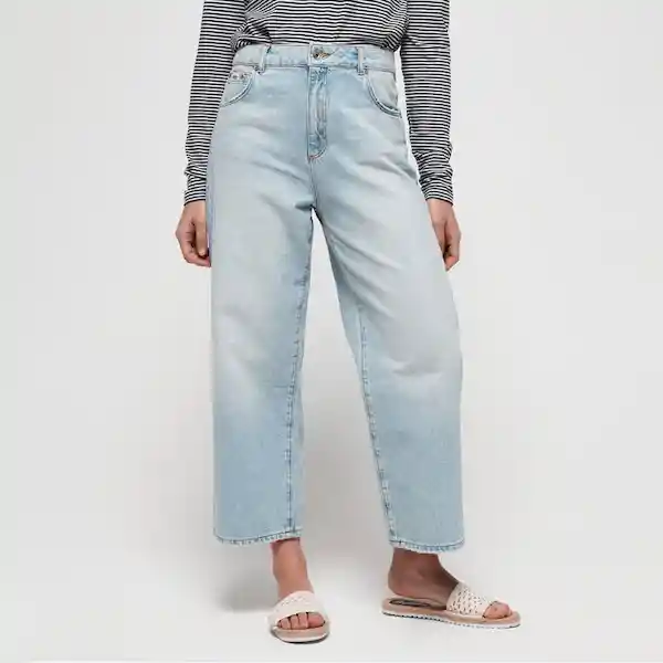 Superdry Jean Phoebe Wide Leg Mujer Talla 30