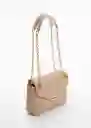 Bolso G Falco Taupe Mujer Mango