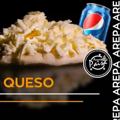 Arepa con Queso + Bebida