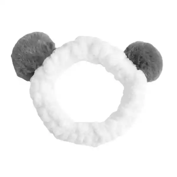 Diadema Con Pompón Serie Silvery Gray Miniso