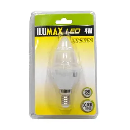 Ilumax Bombillo Led Velita 4W Luz Cálida E14 30000 Hora