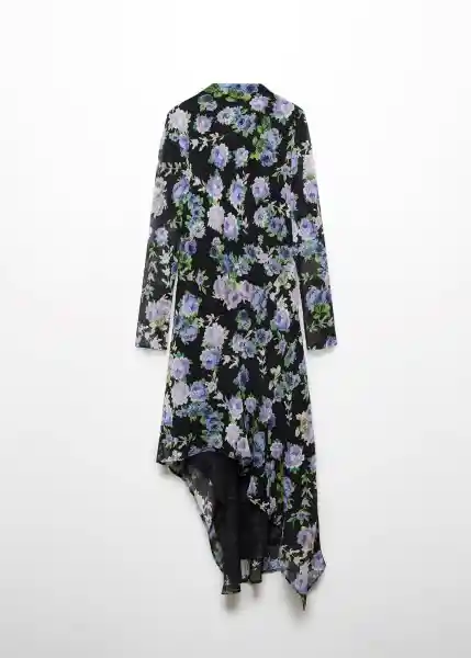 Vestido Salma Negro Talla M Mujer Mango