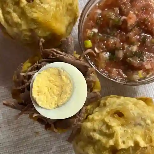 Pasteles de Huevo con Carne