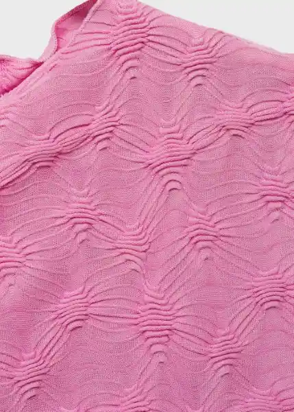 Top Acadia Rosa Pastel Talla M Mujer Mango