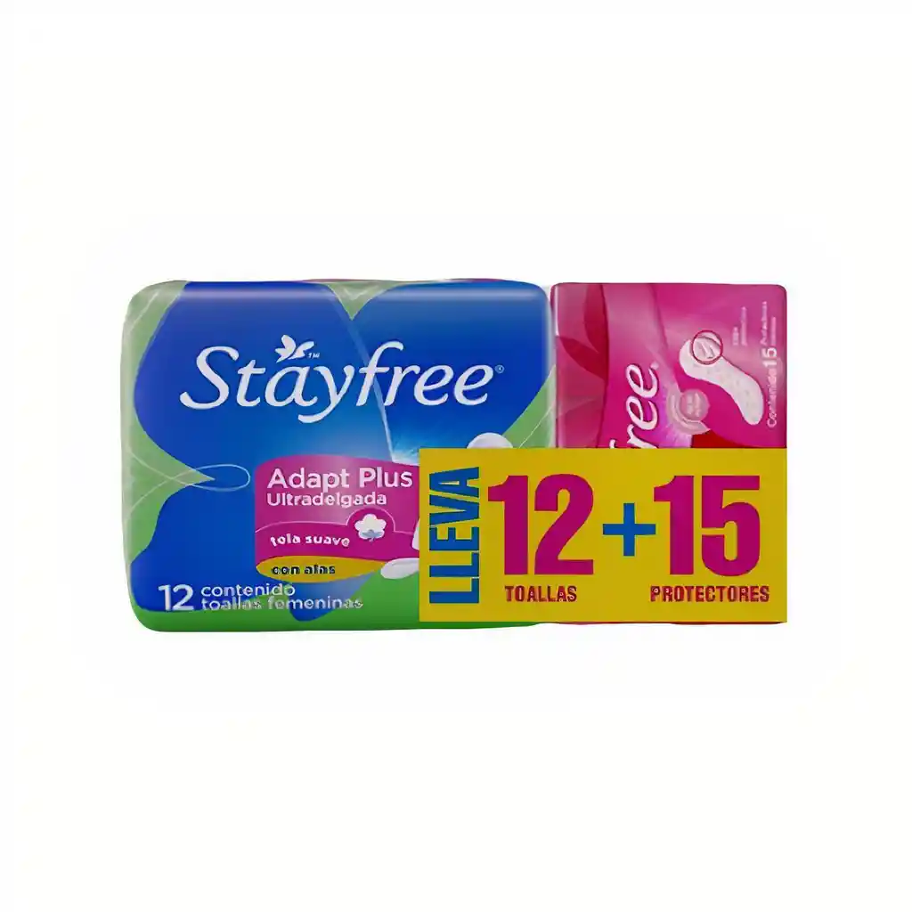 Stayfree Oferta Alas X + Carefree Proteccion X