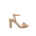 Sandalias Tacón June Color Beige Talla 38