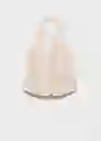 Chaleco Boreli Piedra Talla L Mujer Mango