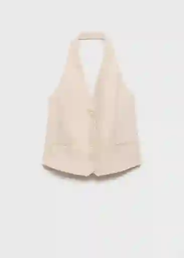 Chaleco Boreli Piedra Talla L Mujer Mango