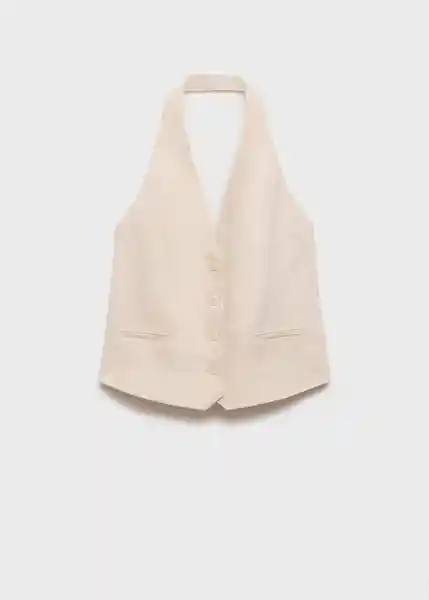 Chaleco Boreli Piedra Talla L Mujer Mango
