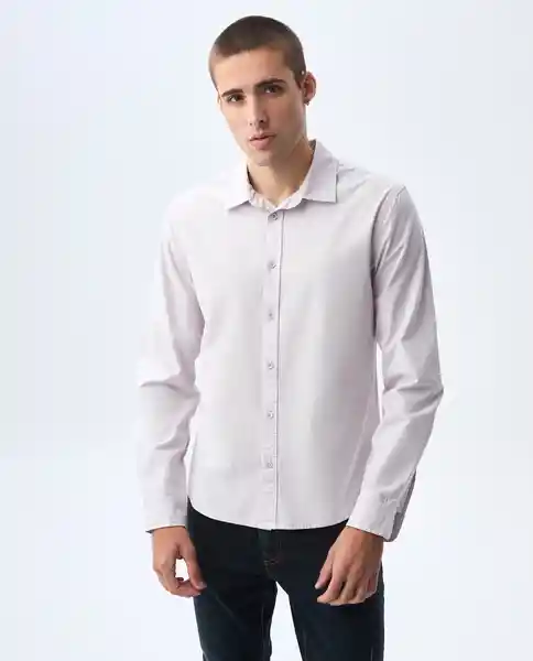 Camisa Hombre Morado Talla L 811G504_MOR133820 Americanino