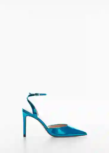 Zapatos Mint Azul Talla 37 Mujer Mango