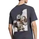 Adidas Camiseta Manga Corta Entrenamiento Hombre Gris Talla S